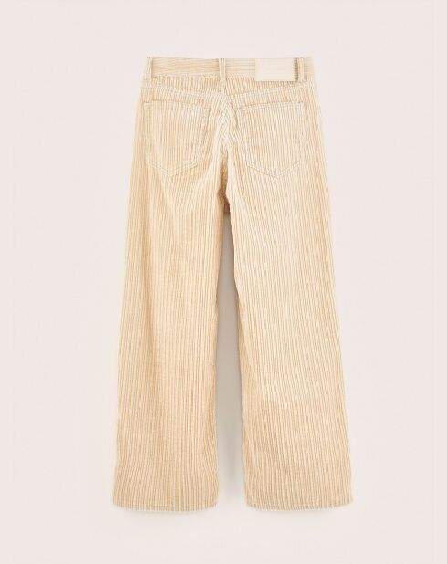 Jean large en Velours côtelé Paty shell