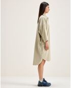 Robe en Velours côtelé Gladys craie