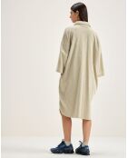 Robe en Velours côtelé Gladys craie