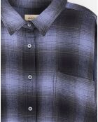 Robe Gen à carreaux violette