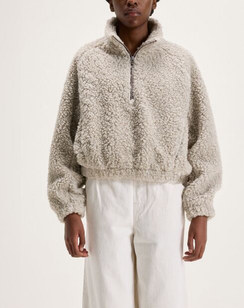 Sweat bouclette Alixe gris