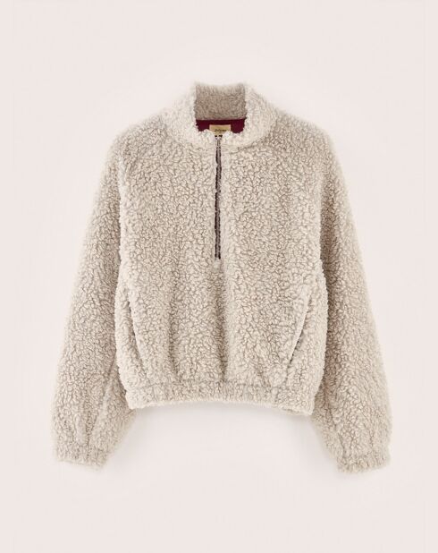 Sweat bouclette Alixe gris