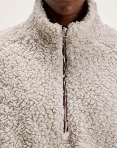 Sweat bouclette Alixe gris