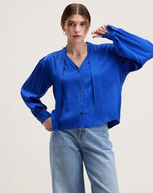 Chemise Pragues lazuli