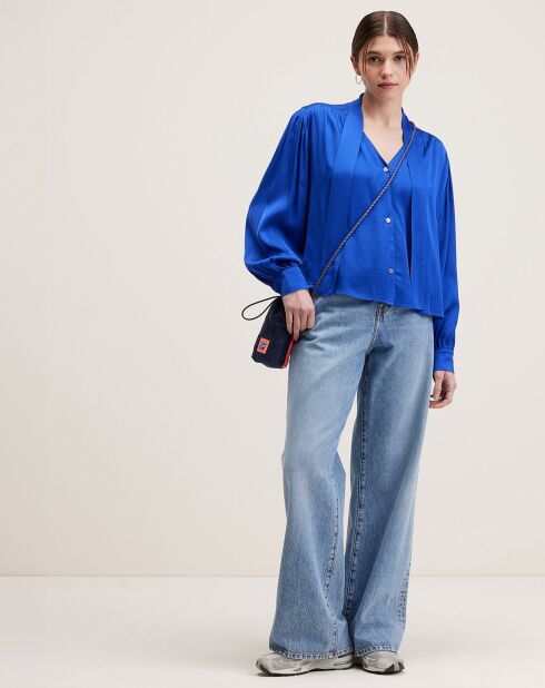 Chemise Pragues lazuli