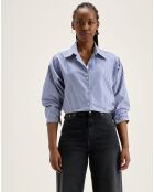 Chemise Gedeon rayée bleue