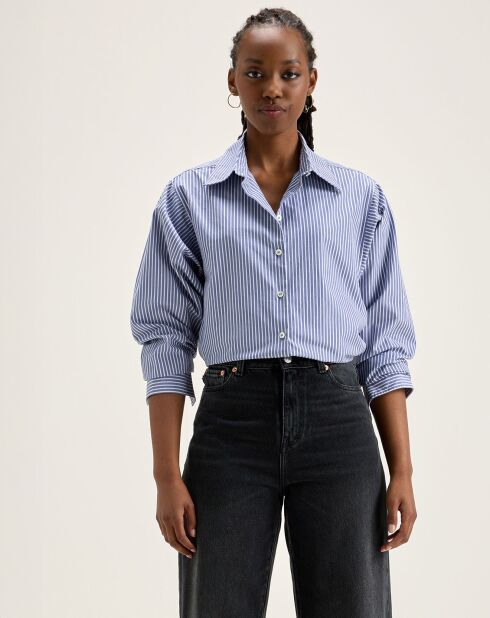 Chemise Gedeon rayée bleue