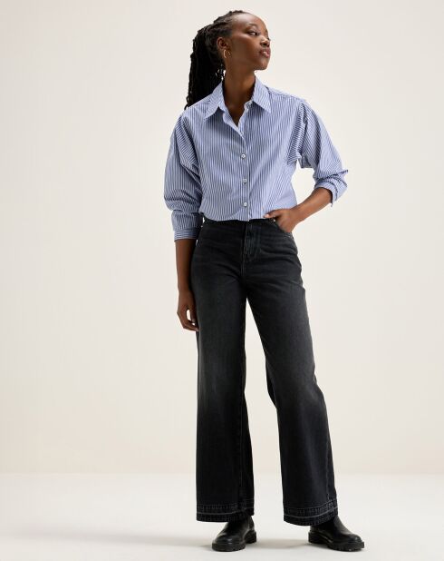 Chemise Gedeon rayée bleue