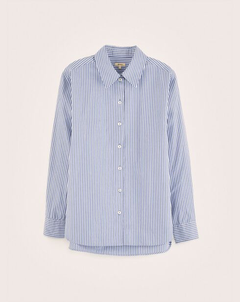 Chemise Gedeon rayée bleue