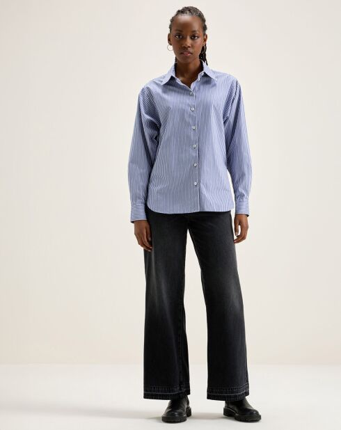 Chemise Gedeon rayée bleue