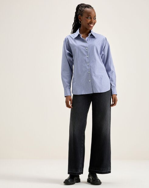 Chemise Gedeon rayée bleue