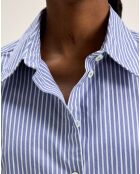 Chemise Gedeon rayée bleue