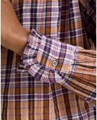 Blouse Claudia à carreaux multicolore