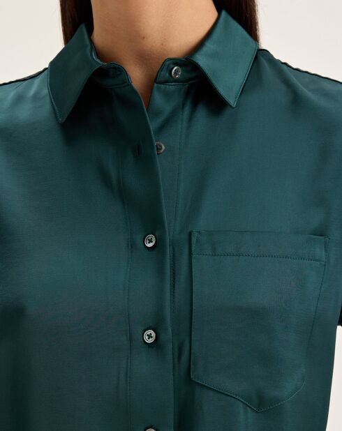 Chemise Pekin hunter