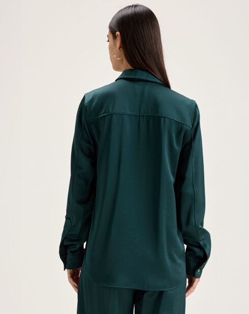 Chemise Pekin hunter