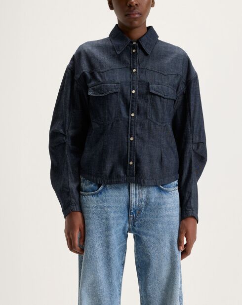 Chemise en jean Kapla 60s stone wash
