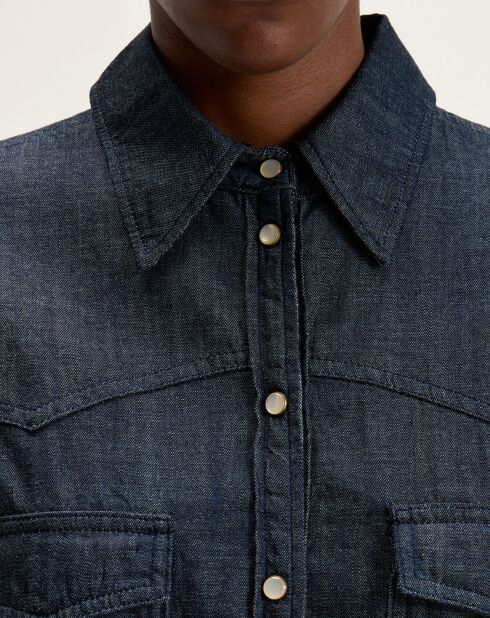 Chemise en jean Kapla 60s stone wash