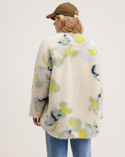 Veste réversible fourrée Hamon blue eyes