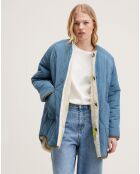 Veste réversible fourrée Hamon blue eyes