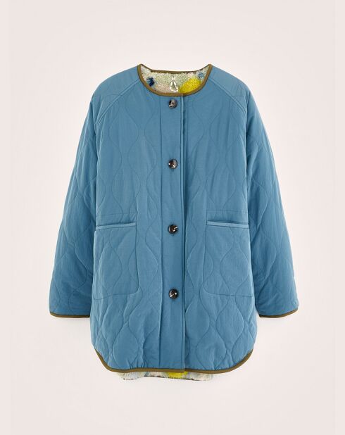 Veste réversible fourrée Hamon blue eyes