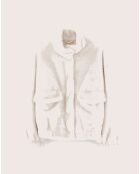 Veste en fausse fourrure Enora crème