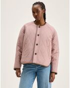 Veste réversible en Laine mélangée Hari rose/vert