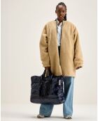 Parka réversible fourrée Helse america/beige