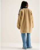 Parka réversible fourrée Helse america/beige