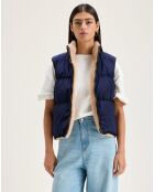Veste réversible fourrée Hansel naval