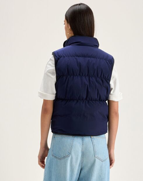 Veste réversible fourrée Hansel naval