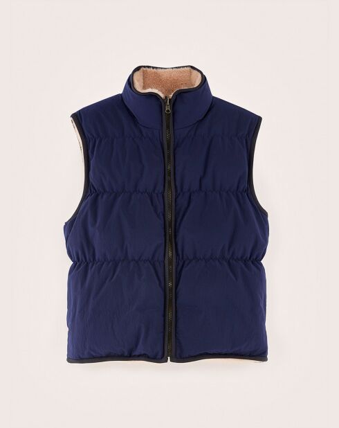 Veste réversible fourrée Hansel naval
