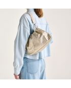 Sac porté épaule en Cuir Sobbo doré - 20x30x8 cm