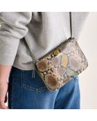 Sac bandoulière en Cuir Skare sea pine - 23x15 cm