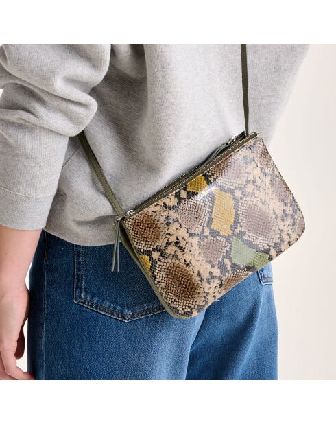 Sac bandoulière en Cuir Skare sea pine - 23x15 cm