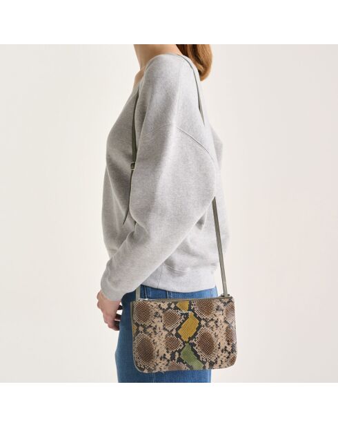 Sac bandoulière en Cuir Skare sea pine - 23x15 cm