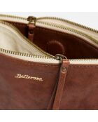 Sac bandoulière en Cuir Skare écureuil - 23x15 cm