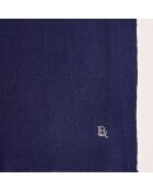 Echarpe en Laine & Yak Rywo naval - 200x80 cm