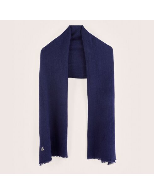 Echarpe en Laine & Yak Rywo naval - 200x80 cm