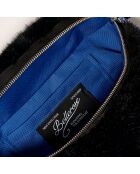 Sac banane en fausse fourrure Hoswel black beauty - 29x18x10 cm