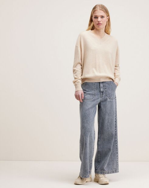 Pull 100% Cachemire Slax oatmeal