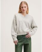 Pull en Laine & Coton Gador oyster