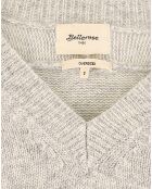 Pull en Laine & Coton Gador oyster