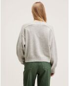 Pull en Laine & Coton Gador oyster