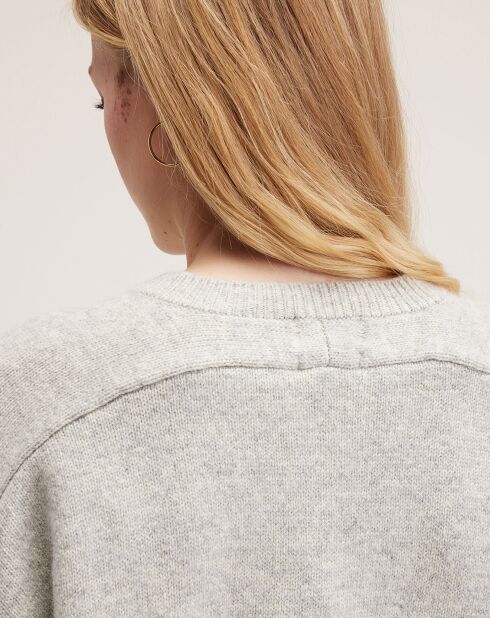 Pull en Laine & Coton Gador oyster