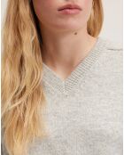 Pull en Laine & Coton Gador oyster