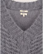 Pull en Mohair mélangé Abevy orage