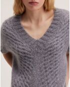 Pull en Mohair mélangé Abevy orage