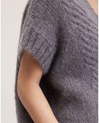 Pull en Mohair mélangé Abevy orage