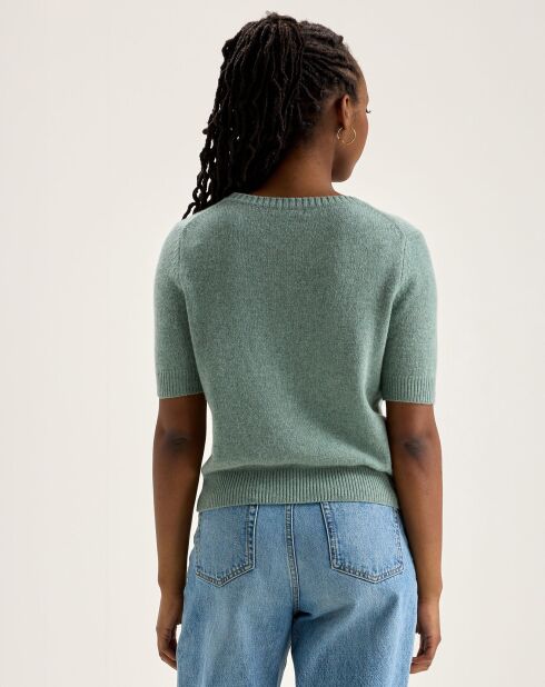 Pull en Laine mélangée Giwco rain blue