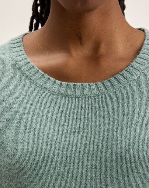 Pull en Laine mélangée Giwco rain blue